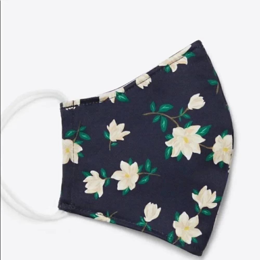 Magnolia Floral Face Mask Nassau Navy bundle Ipsy